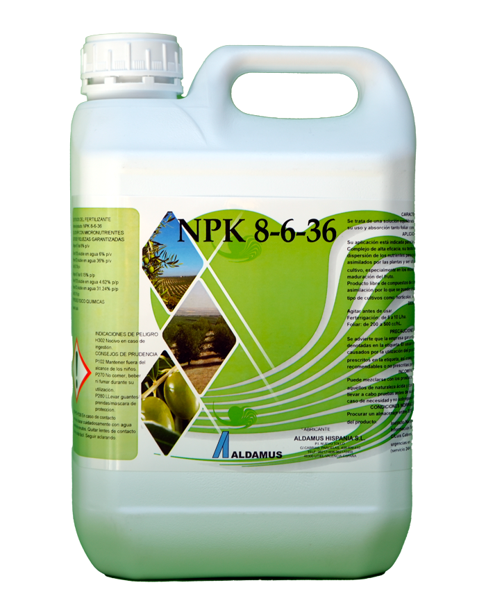 NPK 8-6-36 NPK 8-6-36